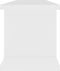 vidaXL - Wandschappen - 2 - st - 75x18x20 - cm - bewerkt - hout - wit