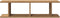 vidaXL - Wandschappen - 2 - st - 75x18x20cm - bewerkt - hout - artisanaal - eikenkleur