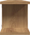 vidaXL - Wandschappen - 2 - st - 75x18x20cm - bewerkt - hout - artisanaal - eikenkleur