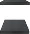 vidaXL - Wandschappen - 2 - st - 75x30x3 - cm - roestvrijstaal - zwart