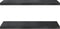 vidaXL - Wandschappen - 2 - st - 75x40x3 - cm - roestvrijstaal - zwart