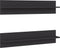 vidaXL - Wandschappen - 2 - st - 80x11,5x18 - cm - bewerkt - hout - grijs