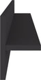 vidaXL - Wandschappen - 2 - st - 80x11,5x18 - cm - bewerkt - hout - grijs