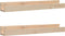 vidaXL - Wandschappen - 2 - st - 80x12x9 - cm - massief - grenenhout