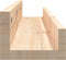 vidaXL - Wandschappen - 2 - st - 80x12x9 - cm - massief - grenenhout