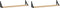 vidaXL - Wandschappen - 2 - st - 80x15x15,5 - cm - bewerkt - hout - sonoma - eikenkleur