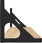 vidaXL - Wandschappen - 2 - st - 80x15x15,5 - cm - bewerkt - hout - sonoma - eikenkleur
