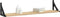 vidaXL - Wandschappen - 2 - st - 80x15x15,5 - cm - bewerkt - hout - sonoma - eikenkleur