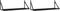 vidaXL - Wandschappen - 2 - st - 80x25x25,5 - cm - bewerkt - hout - zwart