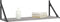 vidaXL - Wandschappen - 2 - st - 80x25x25,5 - cm - bewerkt - hout - grijs - sonoma - eiken