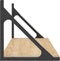 vidaXL - Wandschappen - 2 - st - 80x25x25,5 - cm - bewerkt - hout - sonoma - eikenkleur