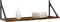 vidaXL - Wandschappen - 2 - st - 80x25x25,5 - cm - bewerkt - hout - gerookt - eikenkleur