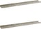 vidaXL - Wandschappen - 2 - st - 80x9x3 - cm - betongrijs