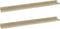 vidaXL - Wandschappen - 2 - st - 80x9x3 - cm - sonoma - eikenkleurig