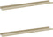 vidaXL - Wandschappen - 2 - st - 80x9x3 - cm - wit - en - sonoma - eikenkleurig