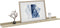 vidaXL - Wandschappen - 2 - st - 80x9x3 - cm - wit - en - sonoma - eikenkleurig