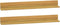 vidaXL - Wandschappen - 2 - st - 90x10x10 - cm - massief - teakhout
