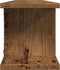 vidaXL - Wandschappen - 2 - st - 90x18x20 - cm - bewerkt - hout - oud - houtkleurig