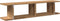 vidaXL - Wandschappen - 2 - st - 90x18x20cm - bewerkt - hout - artisanaal - eikenkleur