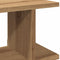 vidaXL - Wandschappen - 2 - st - 90x18x20cm - bewerkt - hout - artisanaal - eikenkleur