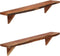 vidaXL - Wandschappen - 2 - st - 90x20x18 - cm - massief - acaciahout