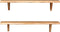 vidaXL - Wandschappen - 2 - st - 90x20x18 - cm - massief - acaciahout