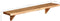 vidaXL - Wandschappen - 2 - st - 90x20x18 - cm - massief - acaciahout