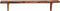 vidaXL - Wandschappen - 2 - st - 90x20x18 - cm - massief - acaciahout
