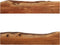 vidaXL - Wandschappen - 2 - st - 90x20x18 - cm - massief - acaciahout