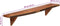 vidaXL - Wandschappen - 2 - st - 90x20x18 - cm - massief - acaciahout