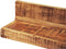 vidaXL - Wandschappen - 2 - st - massief - hout