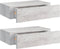 vidaXL - Wandschappen - 2 - st - met - lade - 40x23,5x10 - cm - MDF - betongrijs