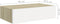vidaXL - Wandschappen - 2 - st - met - lade - 40x23,5x10 - cm - MDF - eikenkleur - en - wit