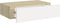 vidaXL - Wandschappen - 2 - st - met - lade - 40x23,5x10 - cm - MDF - eikenkleur - en - wit