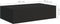 vidaXL - Wandschappen - 2 - st - met - lade - 40x23,5x10 - cm - MDF - zwart
