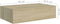 vidaXL - Wandschappen - 2 - st - met - lade - 40x23,5x10 - cm - MDF - eikenkleurig