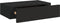 vidaXL - Wandschappen - 2 - st - met - lade - 40x23,5x10 - cm - MDF - zwart