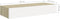vidaXL - Wandschappen - 2 - st - met - lade - 60x23,5x10 - cm - MDF - eikenkleurig - wit