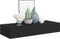 vidaXL - Wandschappen - 2 - st - met - lade - 60x23,5x10 - cm - MDF - zwart