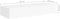 vidaXL - Wandschappen - 2 - st - met - lade - 60x23,5x10 - cm - MDF - wit