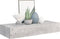 vidaXL - Wandschappen - 2 - st - met - lade - 60x23,5x10 - cm - MDF - betongrijs