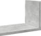 vidaXL - Wandschappen - 3 - st - 58x18x18 - cm - bewerkt - hout - betongrijs