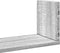 vidaXL - Wandschappen - 3 - st - 58x18x18 - cm - bewerkt - hout - grijs - sonoma - eiken