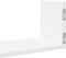 vidaXL - Wandschappen - 3 - st - 58x18x18 - cm - bewerkt - hout - wit