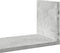 vidaXL - Wandschappen - 3 - st - 80x18x18 - cm - bewerkt - hout - betongrijs