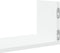 vidaXL - Wandschappen - 3 - st - 80x18x18 - cm - bewerkt - hout - wit