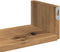 vidaXL - Wandschappen - 3 - st - bewerkt - hout - artisanaal - eiken