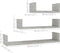 vidaXL - Wandschappen - 3 - st - bewerkt - hout - betongrijs