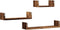vidaXL - Wandschappen - 3 - st - bewerkt - hout - oud - houtkleurig