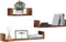 vidaXL - Wandschappen - 3 - st - bewerkt - hout - oud - houtkleurig